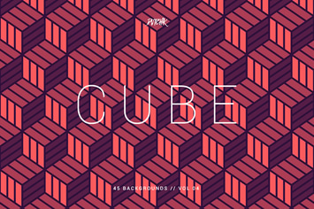 Cube| Seamless Geometric Backgrounds | Vol. 04
