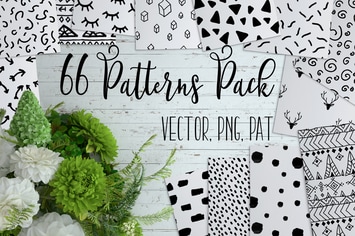 66 Cute Patterns Pack