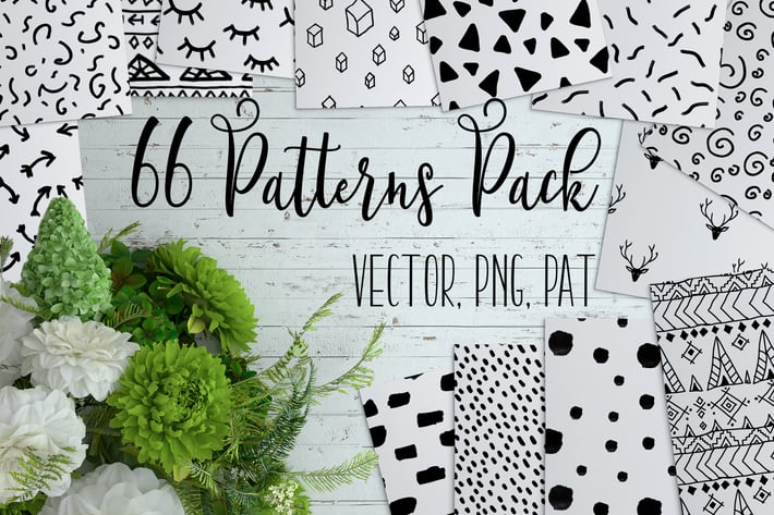 66 Cute Patterns Pack