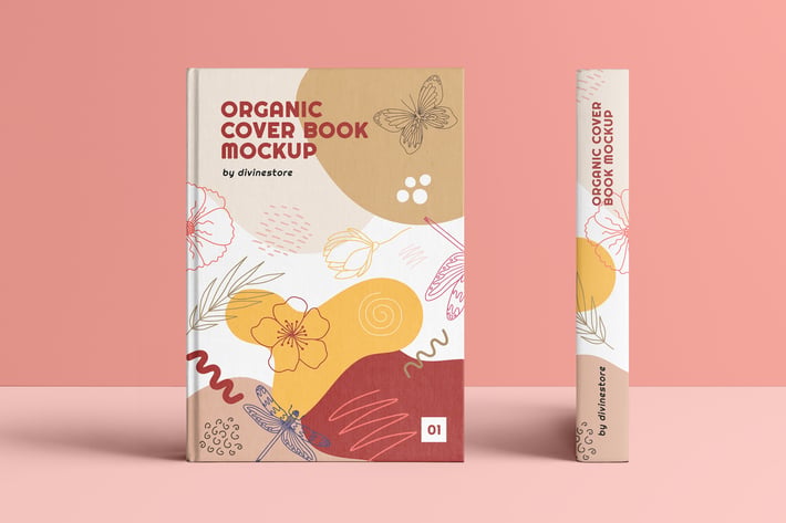 Organic Cover Book Mockup