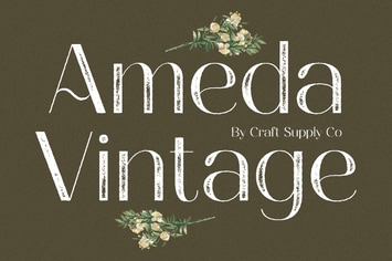 Ameda Vintage – Sans Serif Stamp