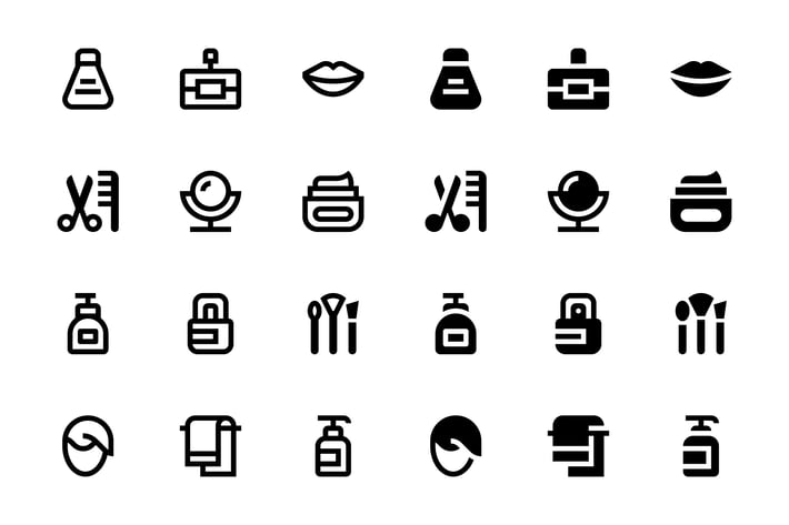 58 Cosmetics Icons