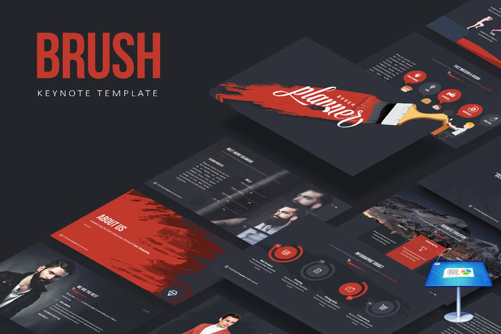 Brush Keynote Template 