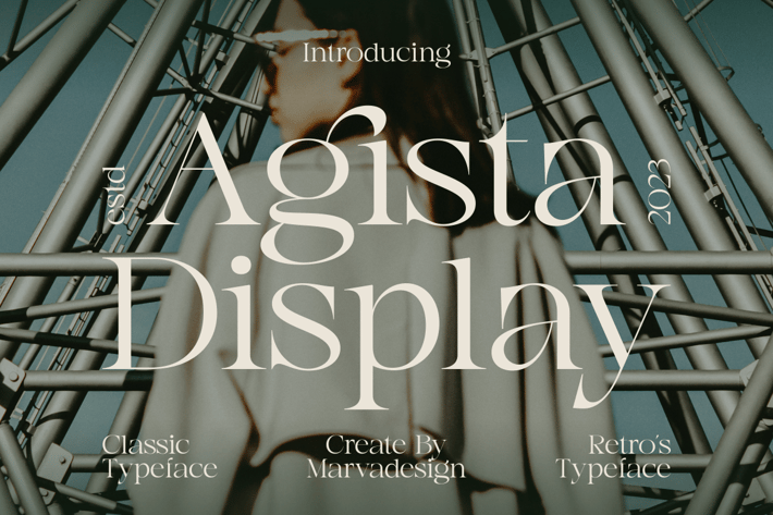 Agista Display - A Classic Serif Font
