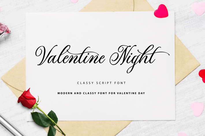 Valentine - A Classy Script Font