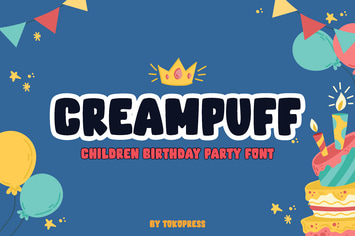 Creampuff - Kids Font