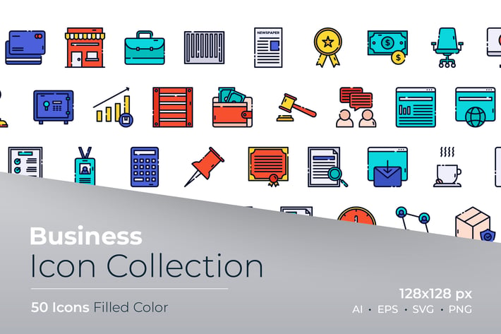 Business Filled Color Icon