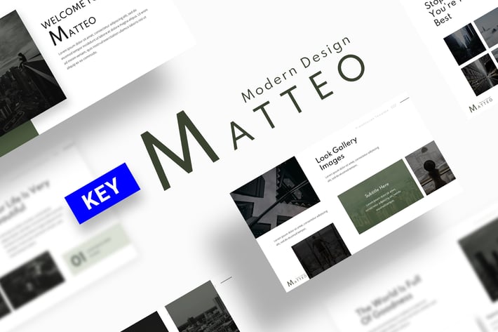 Matteo - Business Keynote Template