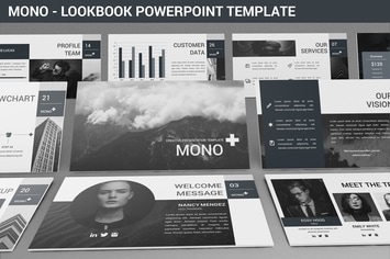 Mono - Lookbook Powerpoint Template