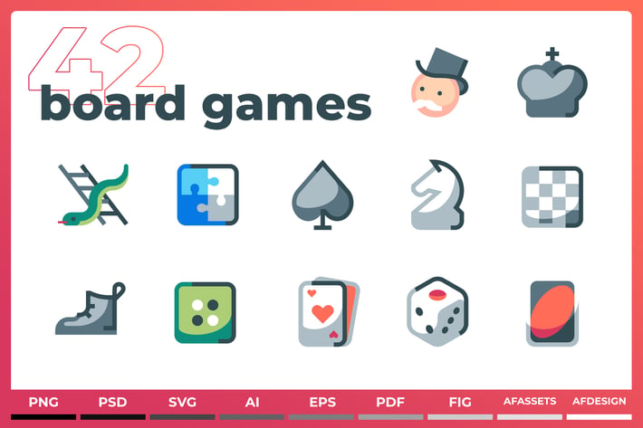Board & Card Games - Iconez