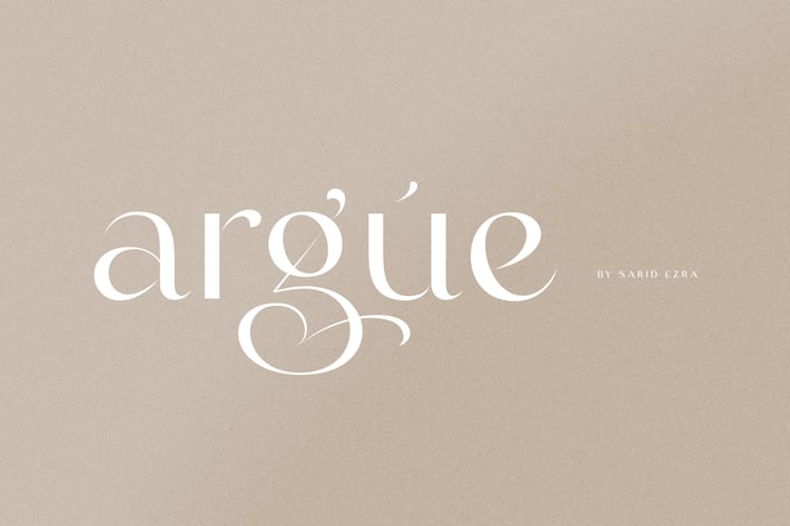 Argue - Stylish Font