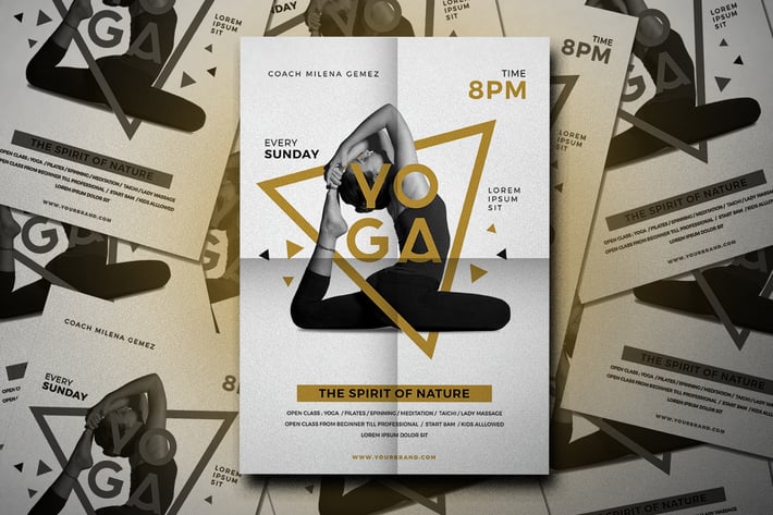 Luxury Yoga Flyer