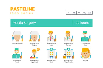 Plastic Surgery Icons