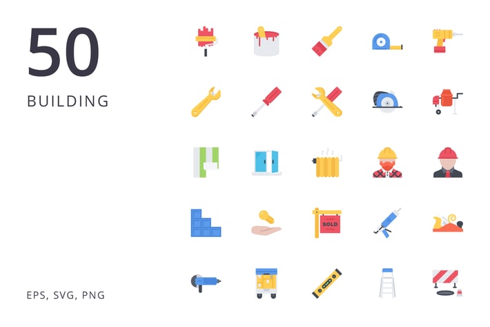 the building icons 50