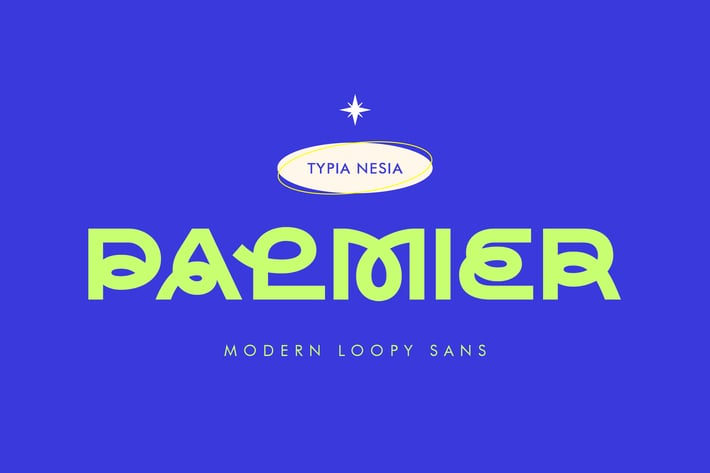 Palmier - Modern and Bold Loopy Sans Serif