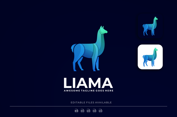 Sheep Gradient Logo