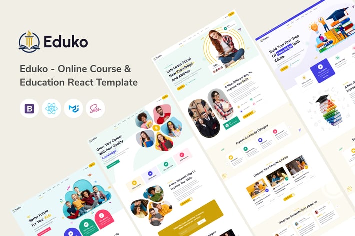 Eduko - Online Course & Education React Template