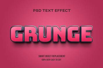Grunge text effect