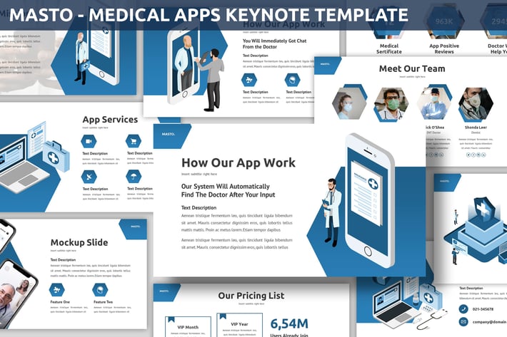 Masto - Medical Apps Keynote Template