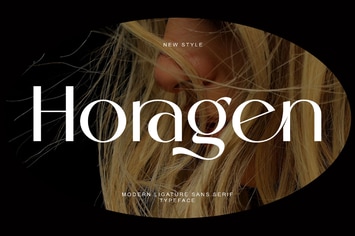 Horagen Modern Ligature Sans Serif