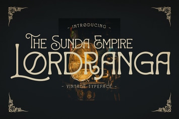 Lordranga Vintage Typeface Font