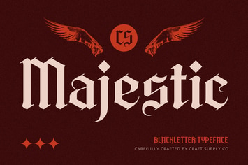 Majestic – Blackletter Font
