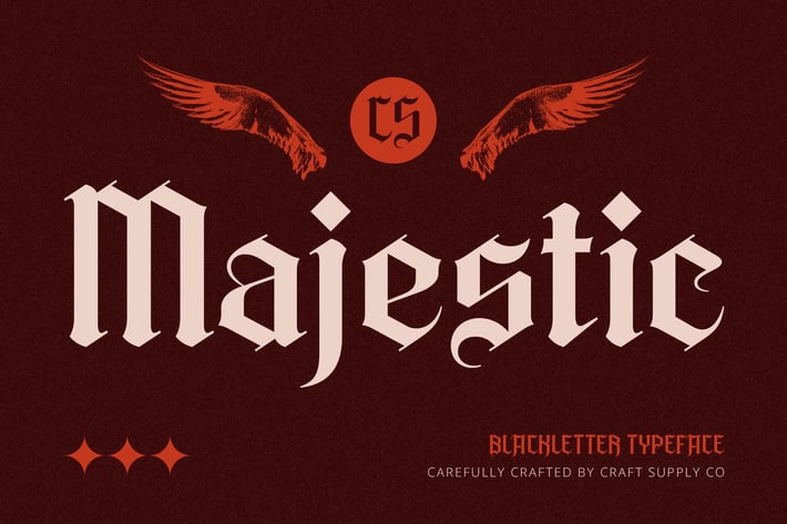 Majestic – Blackletter Font