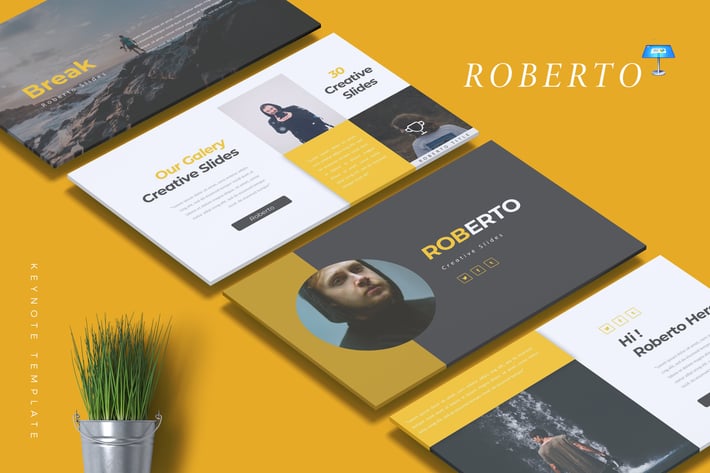 ROBERTO - Creative Keynote Template