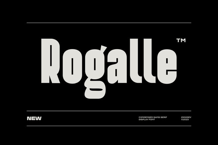 Rogalle - Condensed Sans Serif Display Font