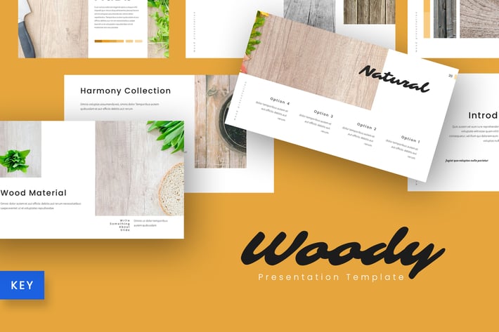 Woody - Company Keynote Template