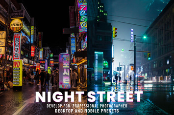 Night Street - Desktop and Mobile Presets