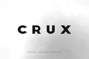 CRUX - Minimal Display / Headline / Logo Typeface