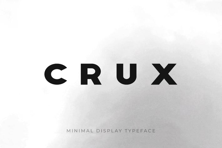 CRUX - Minimal Display / Headline / Logo Typeface