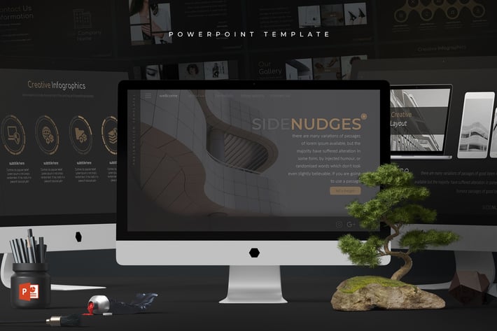 Side Nudges - Powerpoint Template
