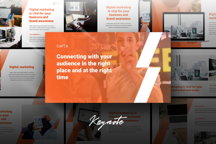 Capta - Digital Marketing Keynote Template