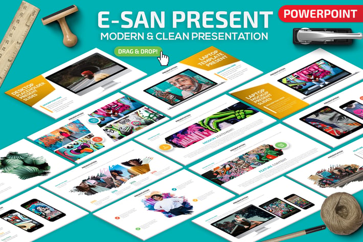 E-San Powerpoint Presentation Template