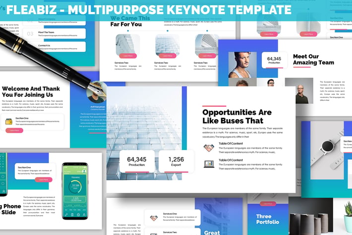 Fleabiz - Multipurpose Keynote Template