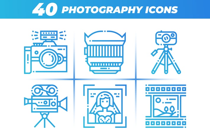 40 Photography Icons
