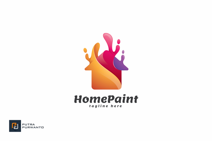Home Paint - Logo Template