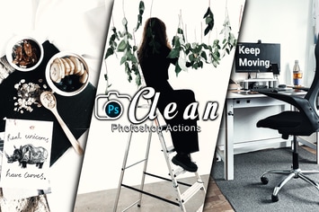 Clean Photoshop Actions