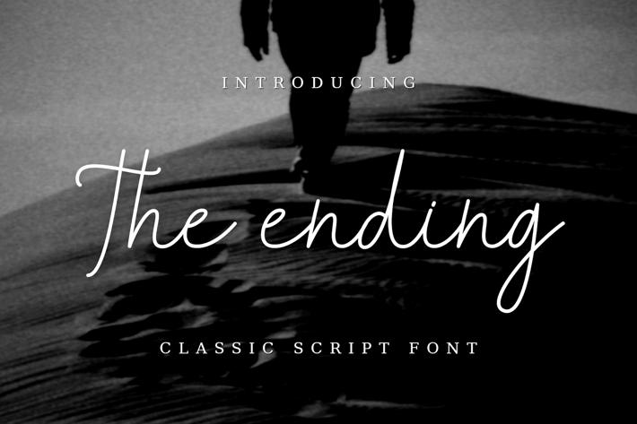 The Ending - Script Font