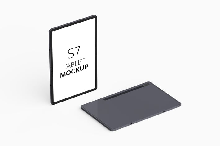 S7 Tablet Mockup