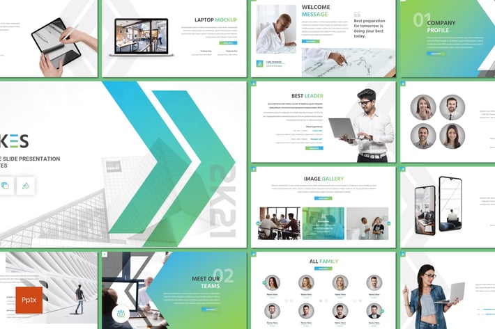 Lukes - Business Powerpoint Template