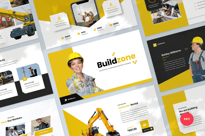 Construction & Building PowerPoint Template