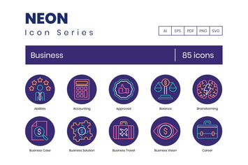 85 Business Icons & Finance Icons