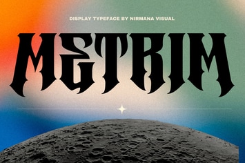 Metrim - Logo Font