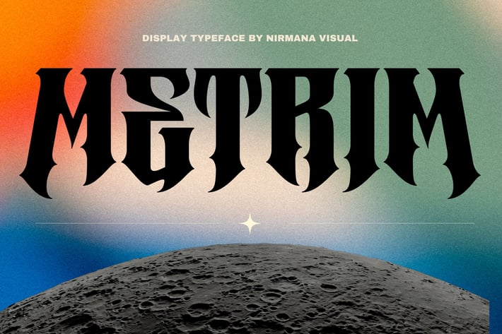 Metrim - Logo Font