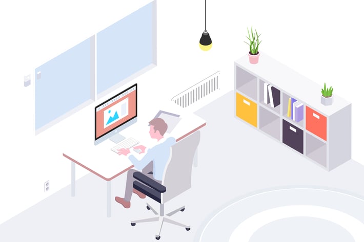 Smart Things for Smarthouse Isometric Illustration