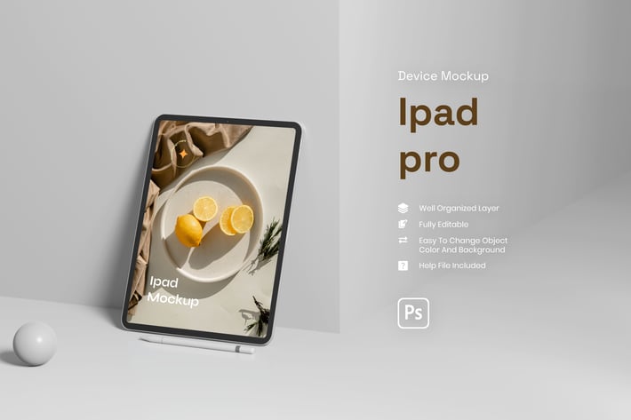 Device With Background Mockup