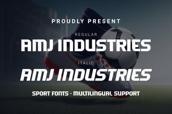 AMJ INDUSTRIES - SPORT FONT